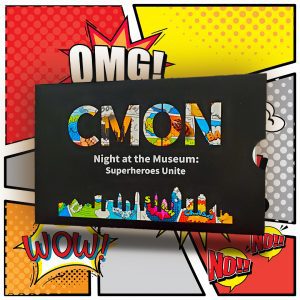 CMON-Superhero-laser-nonprofit-invitation