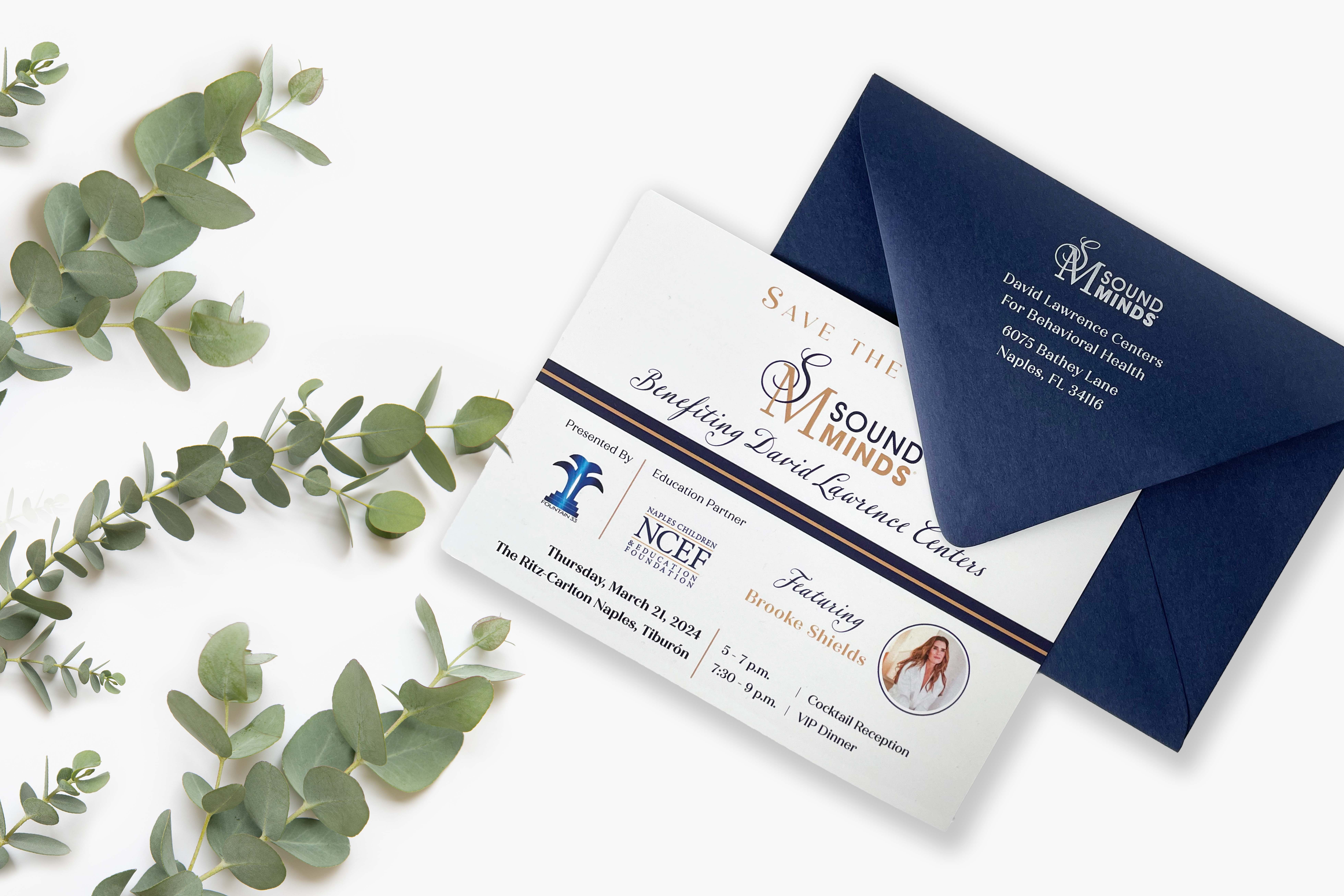 soft-touch-laminated-save the date-card-white ink-envelope